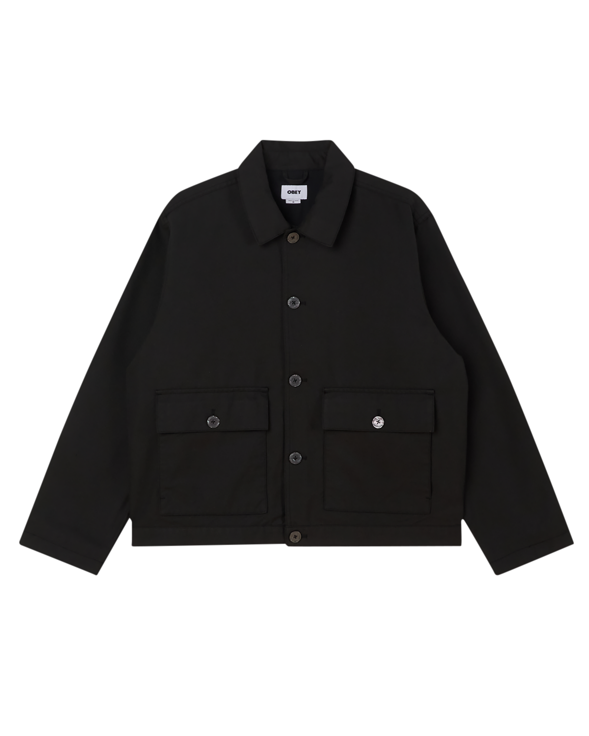 Oliver Shirt Jacket Pirate Black