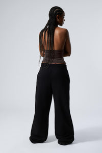 Loose Long Sweatpant Black