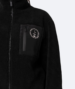 Circle Fleece Jacket Black