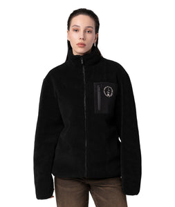 Circle Fleece Jacket Black