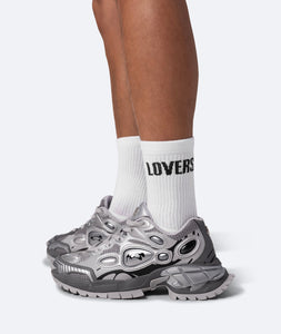 Lovers and Sinners Tennis Socken White