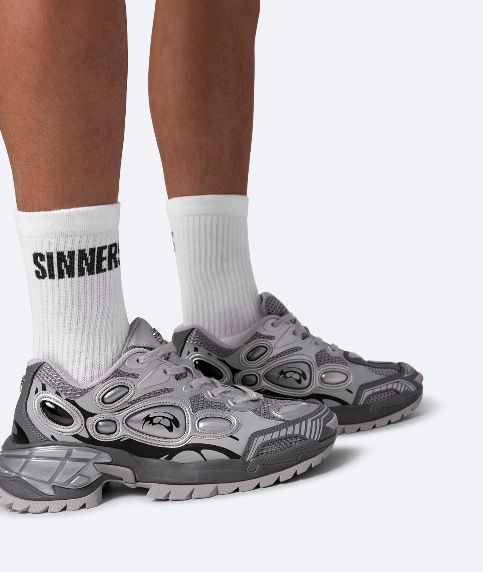 Lovers and Sinners Tennis Socken White