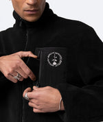 Lade das Bild in den Galerie-Viewer, Circle Fleece Jacket Black
