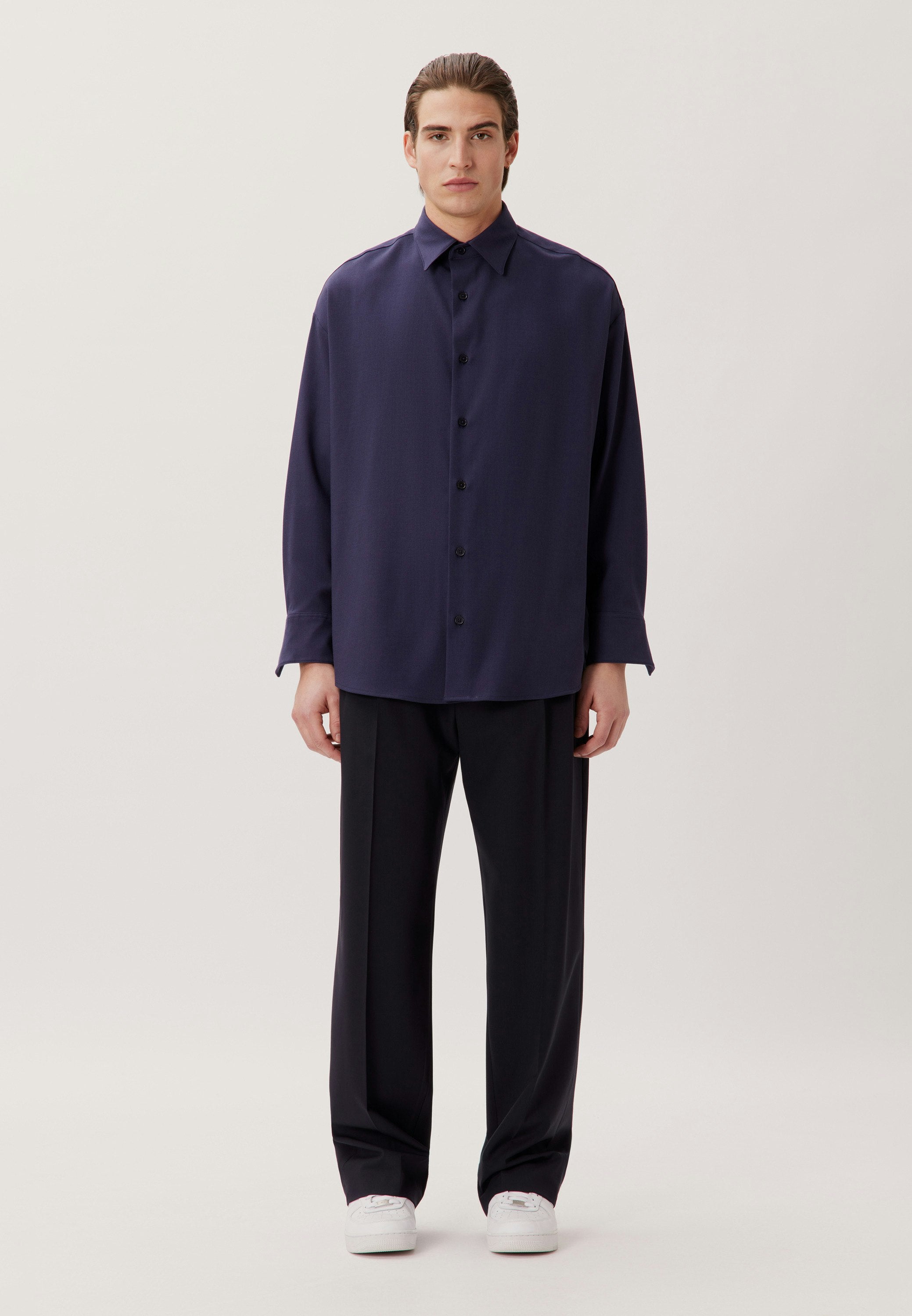 Studio Dress Shirt Deep Navy