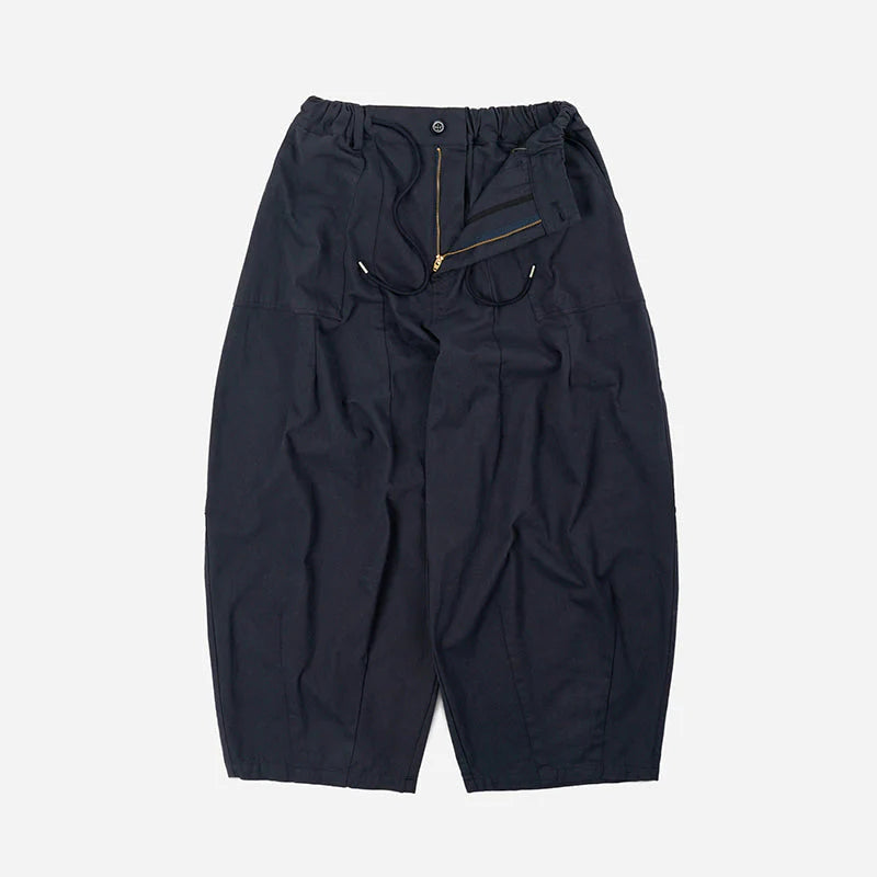 Twill Balloon Pants Navy