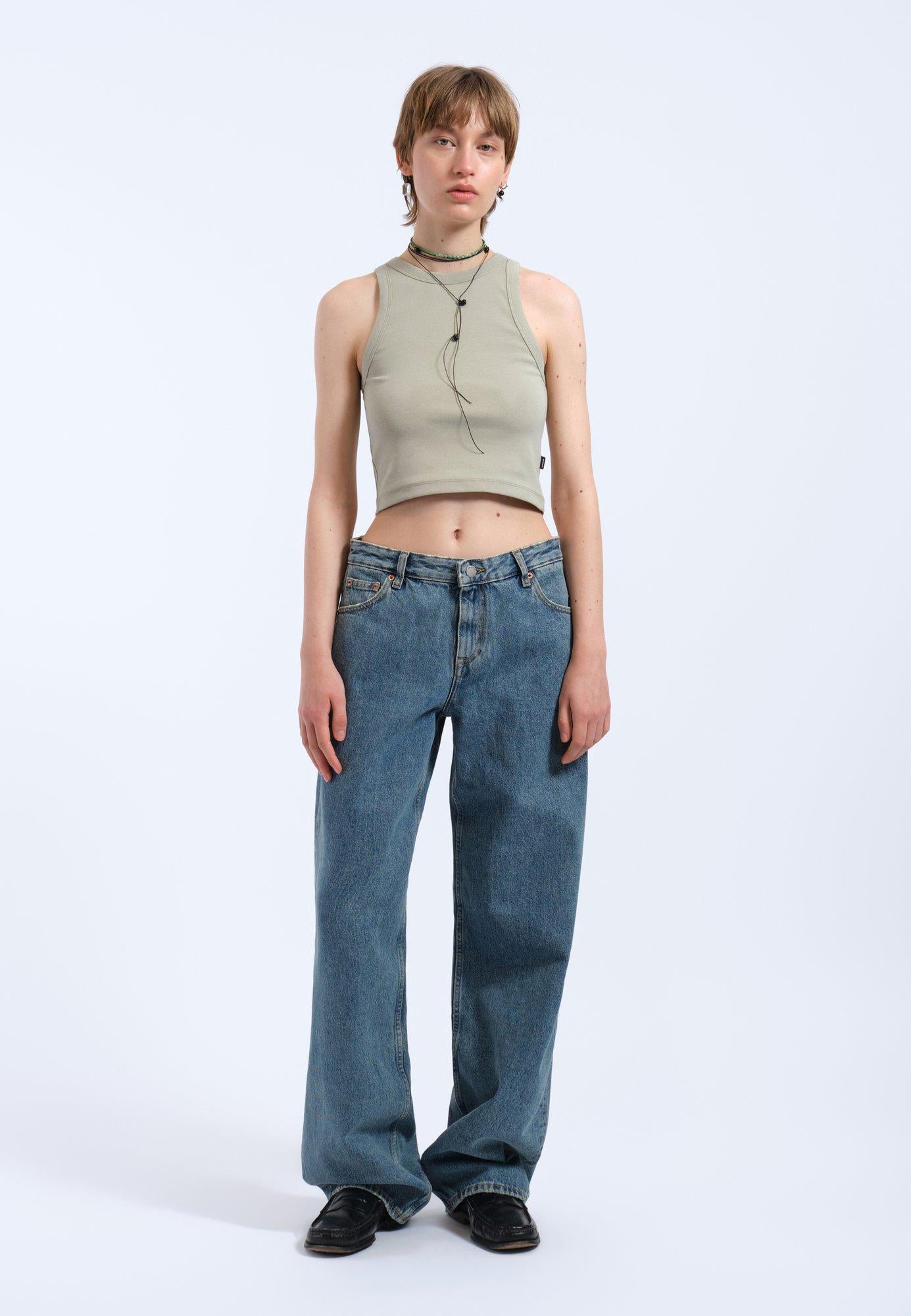 Bev Crop Top Seagrass