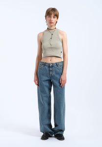 Bev Crop Top Seagrass