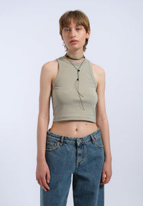 Bev Crop Top Seagrass