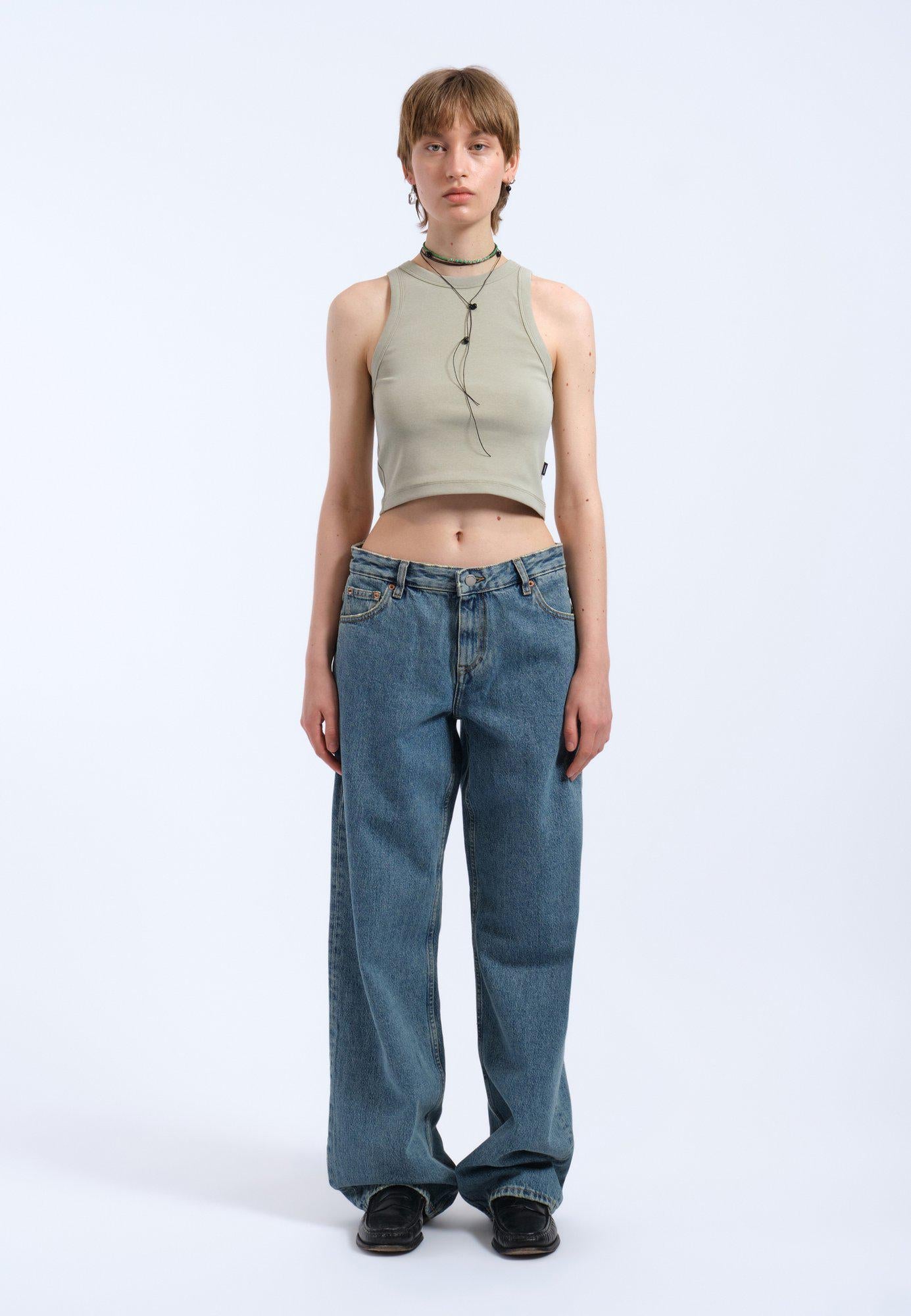 Bev Crop Top Seagrass