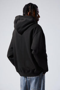 Relaxed Heavyweight Hoody Black