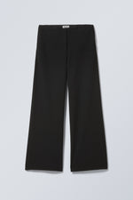 Lade das Bild in den Galerie-Viewer, Cut Off Waistband Trousers Black Pins
