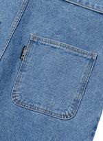 Lade das Bild in den Galerie-Viewer, Asymmetric Washed Denim Sky Blue
