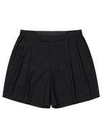 Lade das Bild in den Galerie-Viewer, Wool Blend Shorts Black
