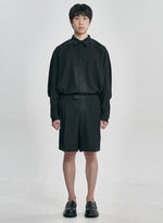 Lade das Bild in den Galerie-Viewer, Wool Blend Shorts Black
