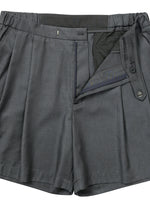 Lade das Bild in den Galerie-Viewer, Wool Blend Shorts Charcoal
