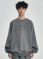 Lade das Bild in den Galerie-Viewer, Raw Edge Batwing Sweat Charcoal
