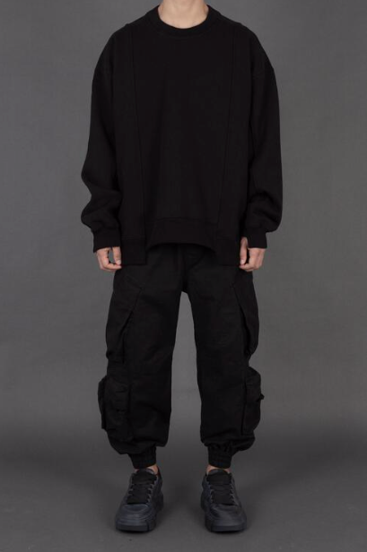 Side Vertical Heavy Sweatshirt