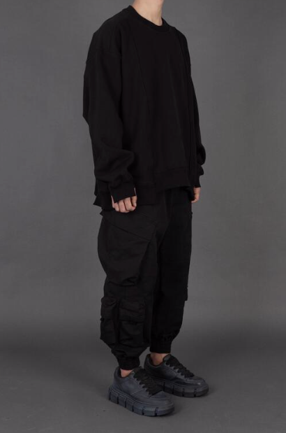 Side Vertical Heavy Sweatshirt