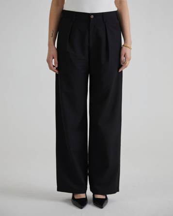 SoHo Pleated Pants Black