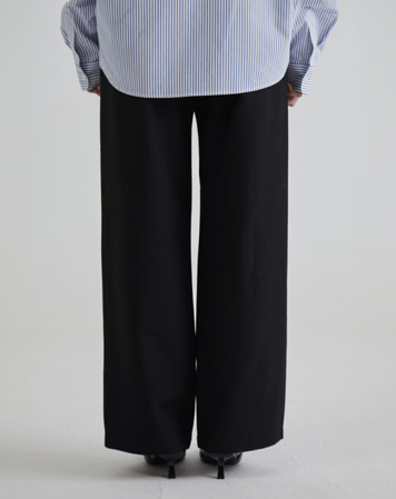 SoHo Pleated Pants Black