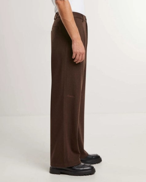 Soho Pleated Pants Brown