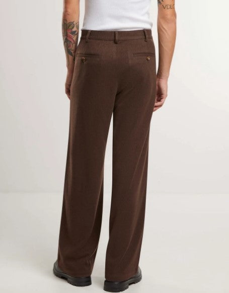 Soho Pleated Pants Brown