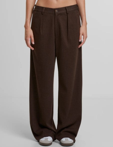 Soho Pleated Pants Brown