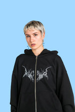 Lade das Bild in den Galerie-Viewer, Whnzmmr Zip Hoodie SS3 Black
