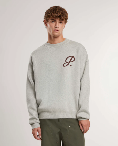 Croyden Knit Sweater Grey