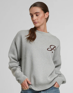 Croyden Knit Sweater Grey