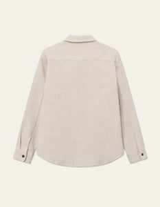 Lennon Boucle Overshirt Ivory