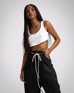 Lade das Bild in den Galerie-Viewer, Monte Rip Crop Top White
