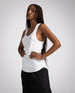 Lade das Bild in den Galerie-Viewer, Monte Rip Tank Top White
