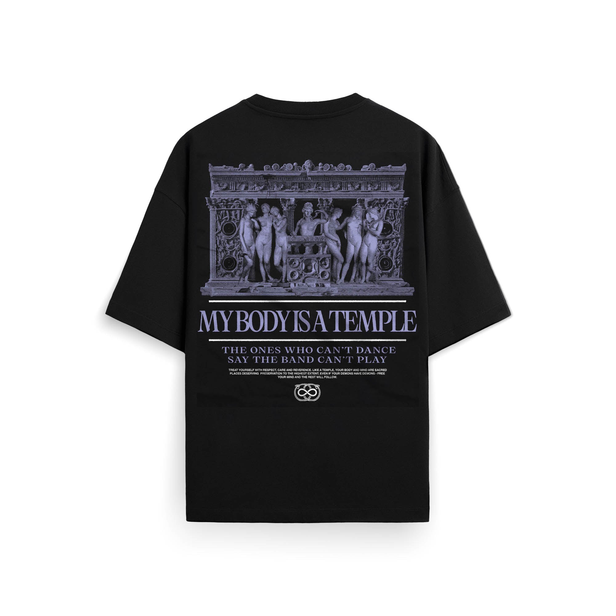 My Body Is a Temple T-Shirt Black