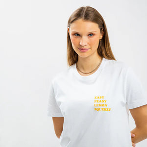 Lemon Squeezy Tee White