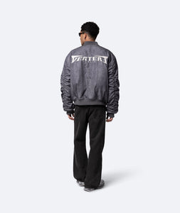 Winter Bomber Washed Black