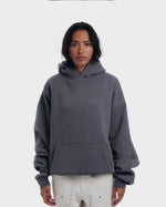 Lade das Bild in den Galerie-Viewer, Oversized Hoodie Grey (Stone Washed)
