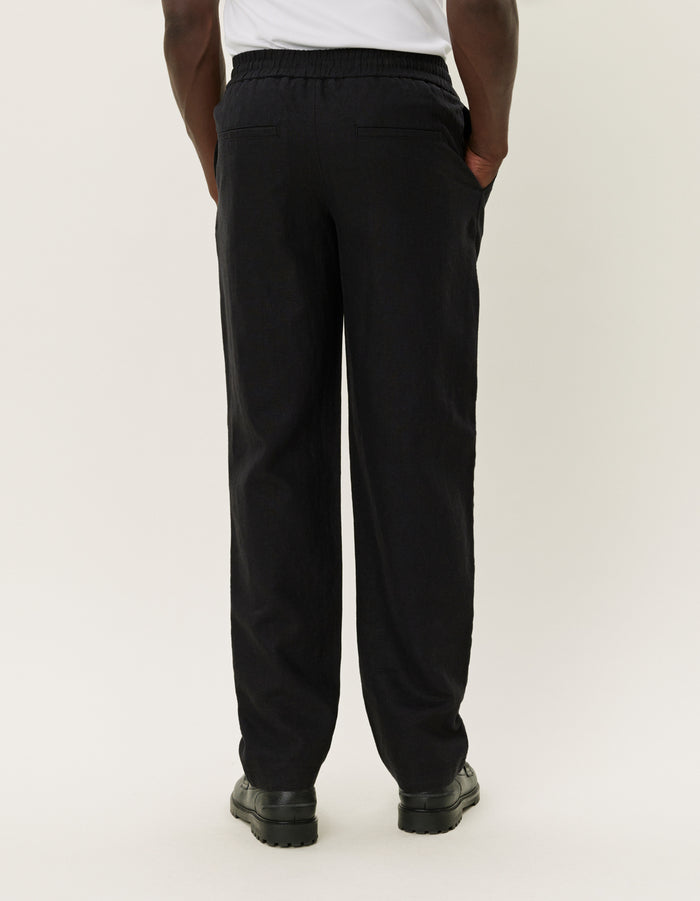 Patrick Linen Pants Black