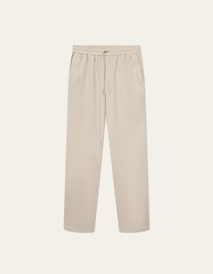 Patrick Linen Pants Light Sand