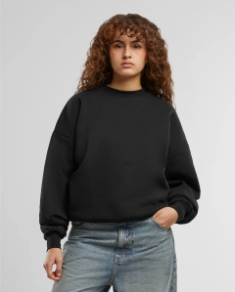 Oversized Crew Black