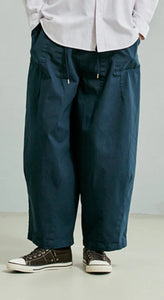 Twill Balloon Pants Navy