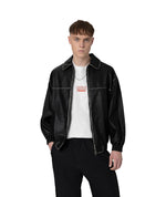 Lade das Bild in den Galerie-Viewer, Enigma Lederjacke Black
