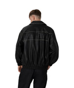 Lade das Bild in den Galerie-Viewer, Enigma Lederjacke Black
