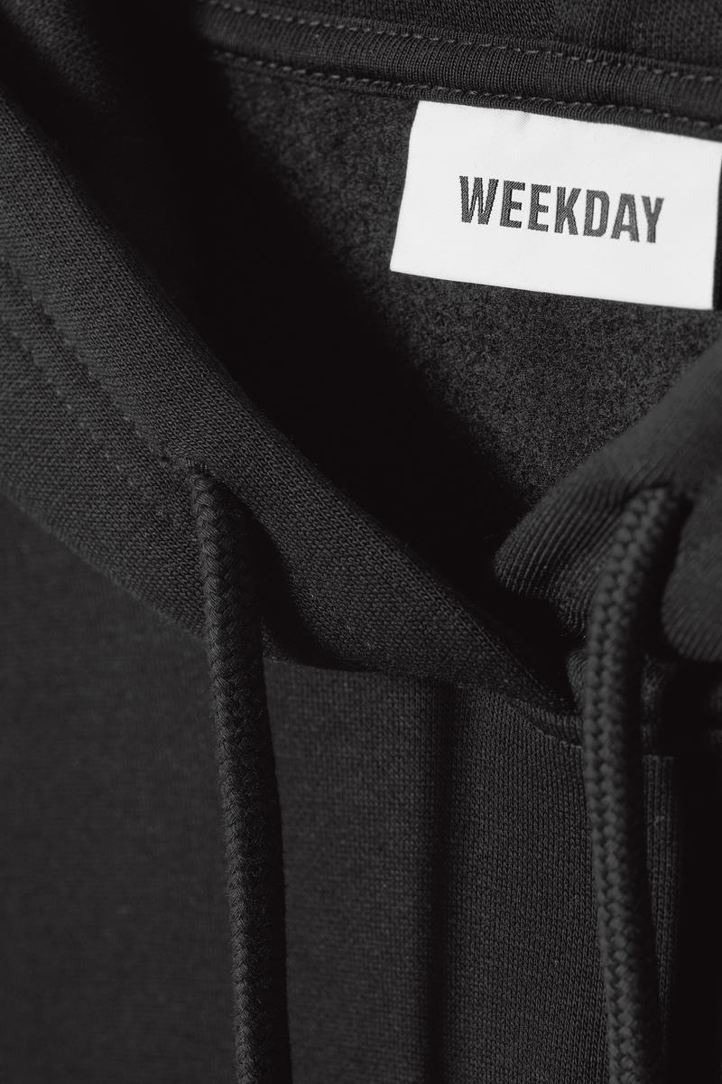 Relaxed Heavyweight Hoody Black