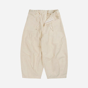 Twill Balloon Pants Ivory