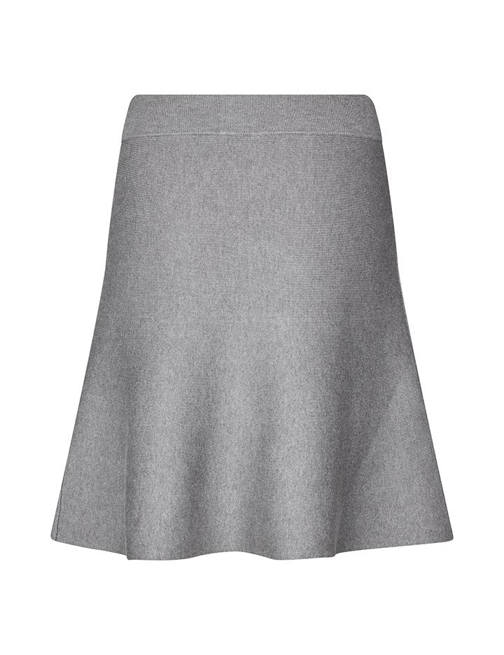 Jerseya Folami Knit Skirt Grey Melange