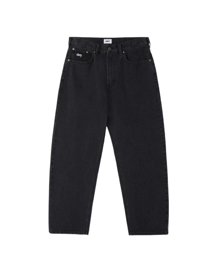 Bigwig Baggy Denim Faded Black