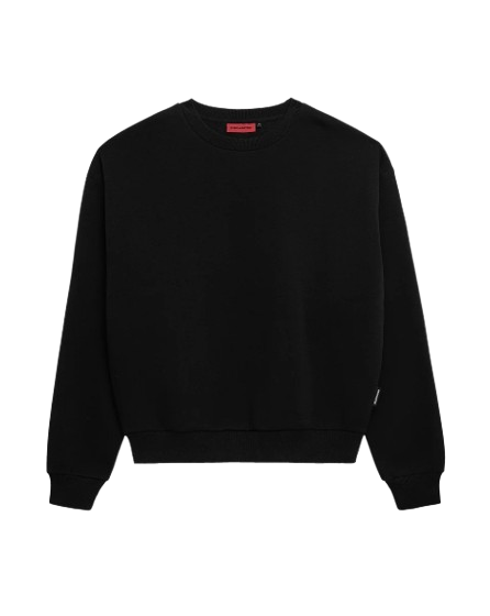 Oversized Crew Black