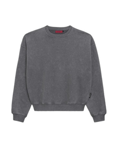 Oversized Crew Neck Grey Stone