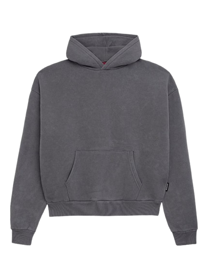 Oversized Hoodie Grey (Stone Washed)